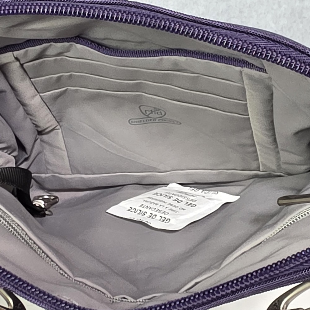 Travelon Anti-Theft Classic Convertible Crossbody & Waist Pack - Purple - Picture 5 of 9